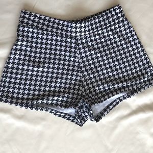Brat Star Checkered Fitted Shorts